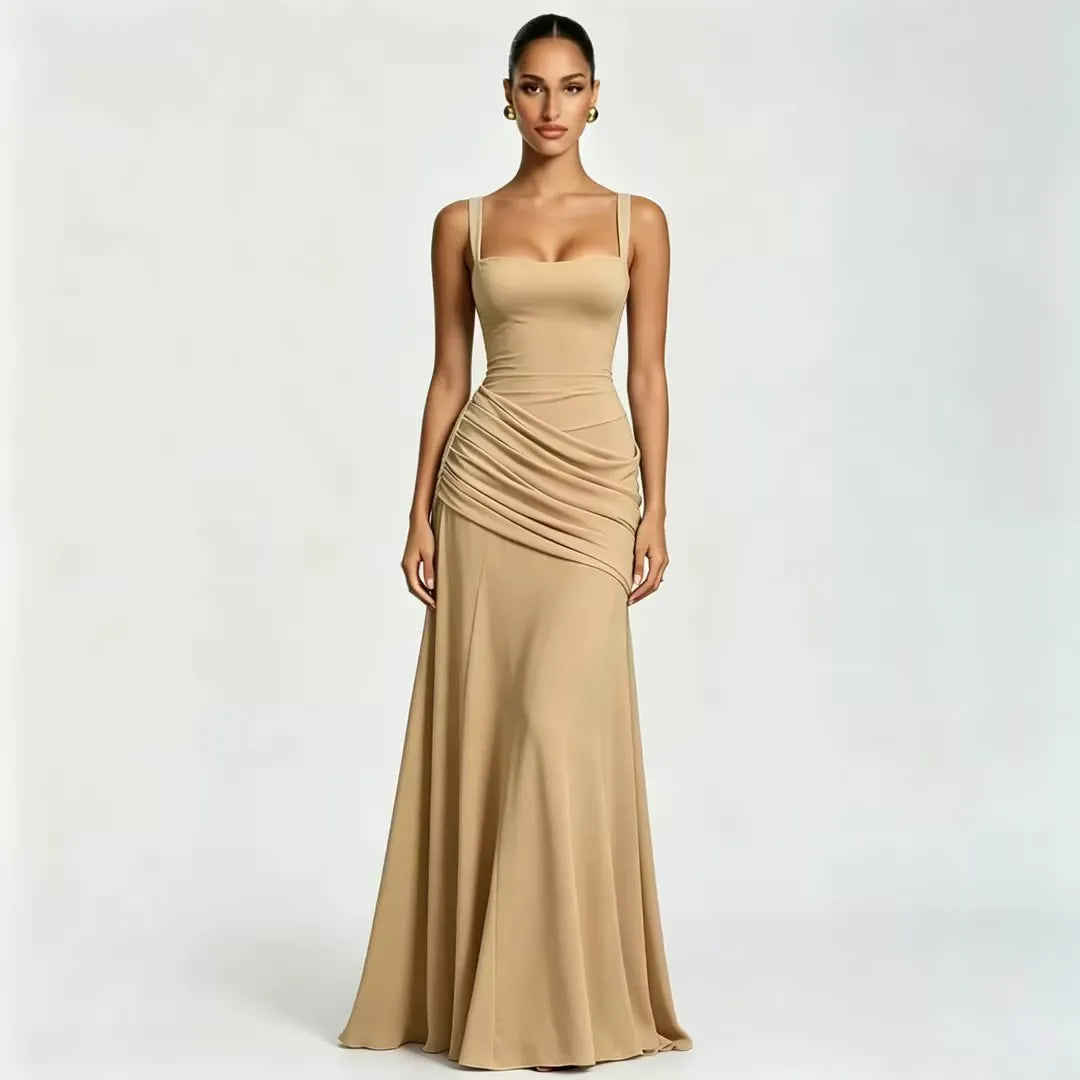 Isabelle | Ruched Maxi Dress
