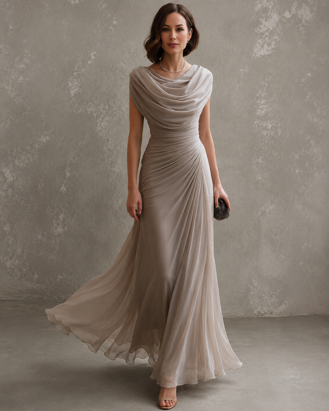 Elżbieta | Elegancka sukienka maxi