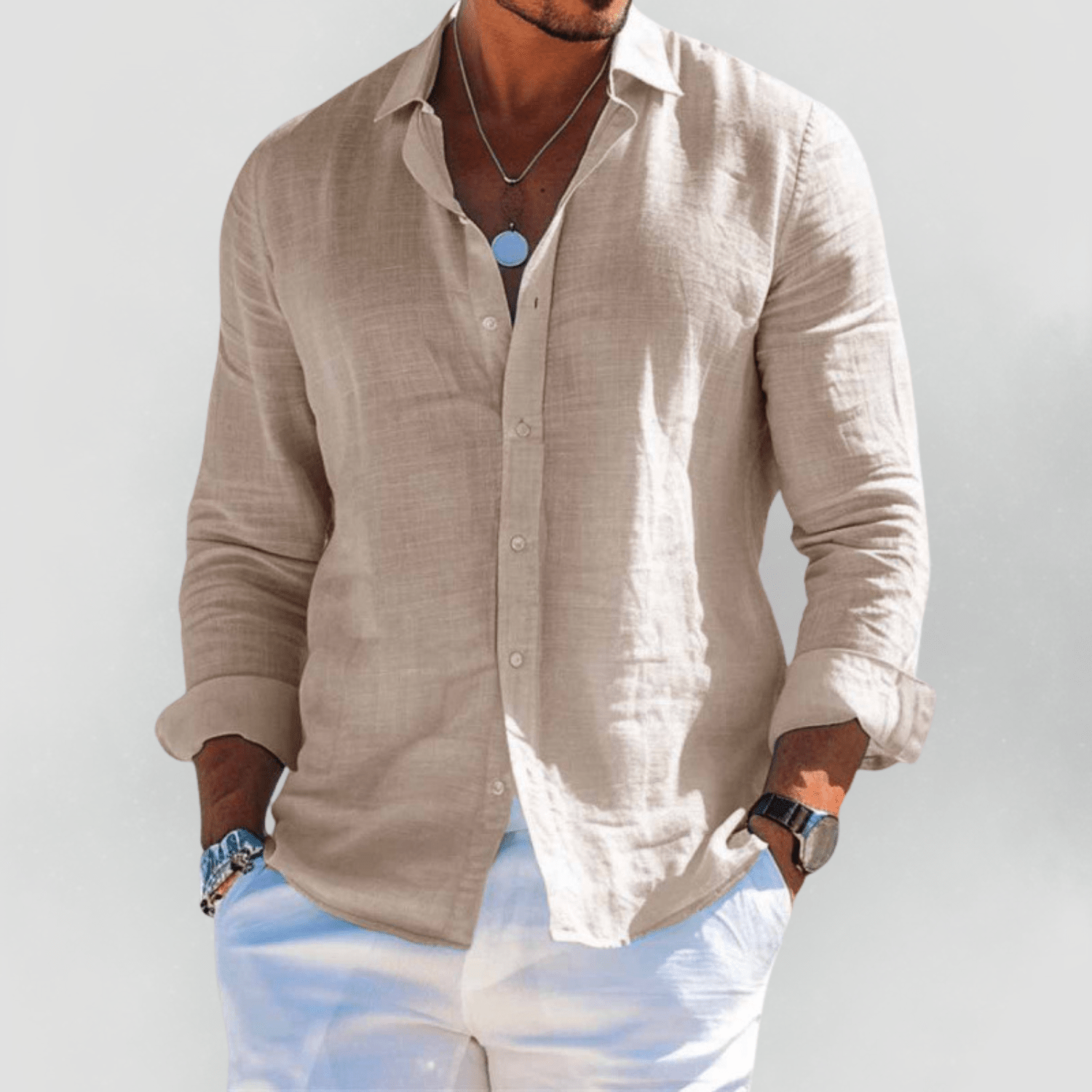 Lucas – Chemise en lin légère