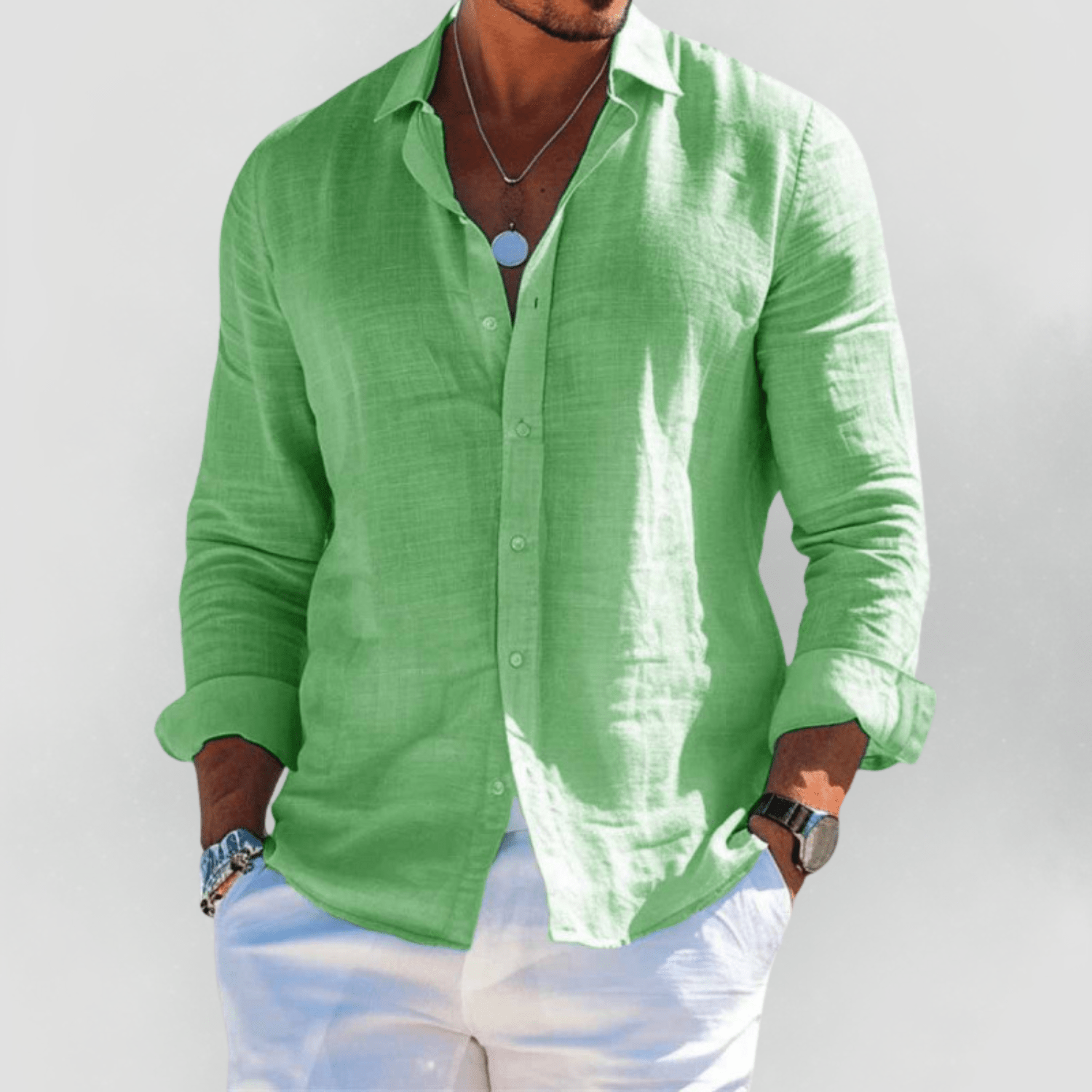 Lucas – Chemise en lin légère