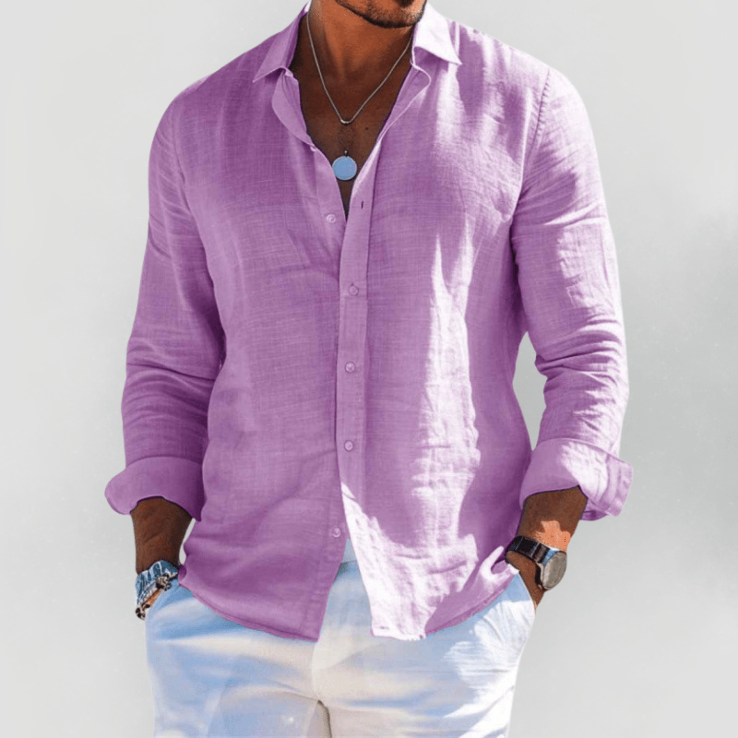 Lucas – Chemise en lin légère