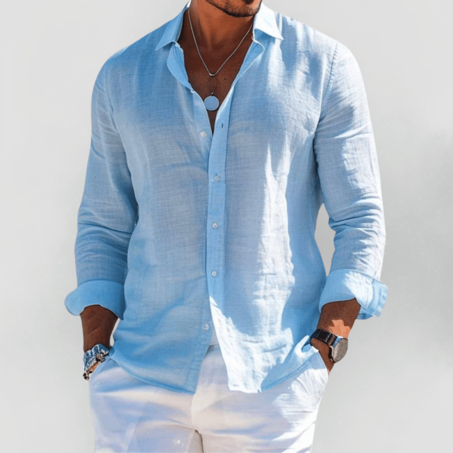 Lucas – Chemise en lin légère