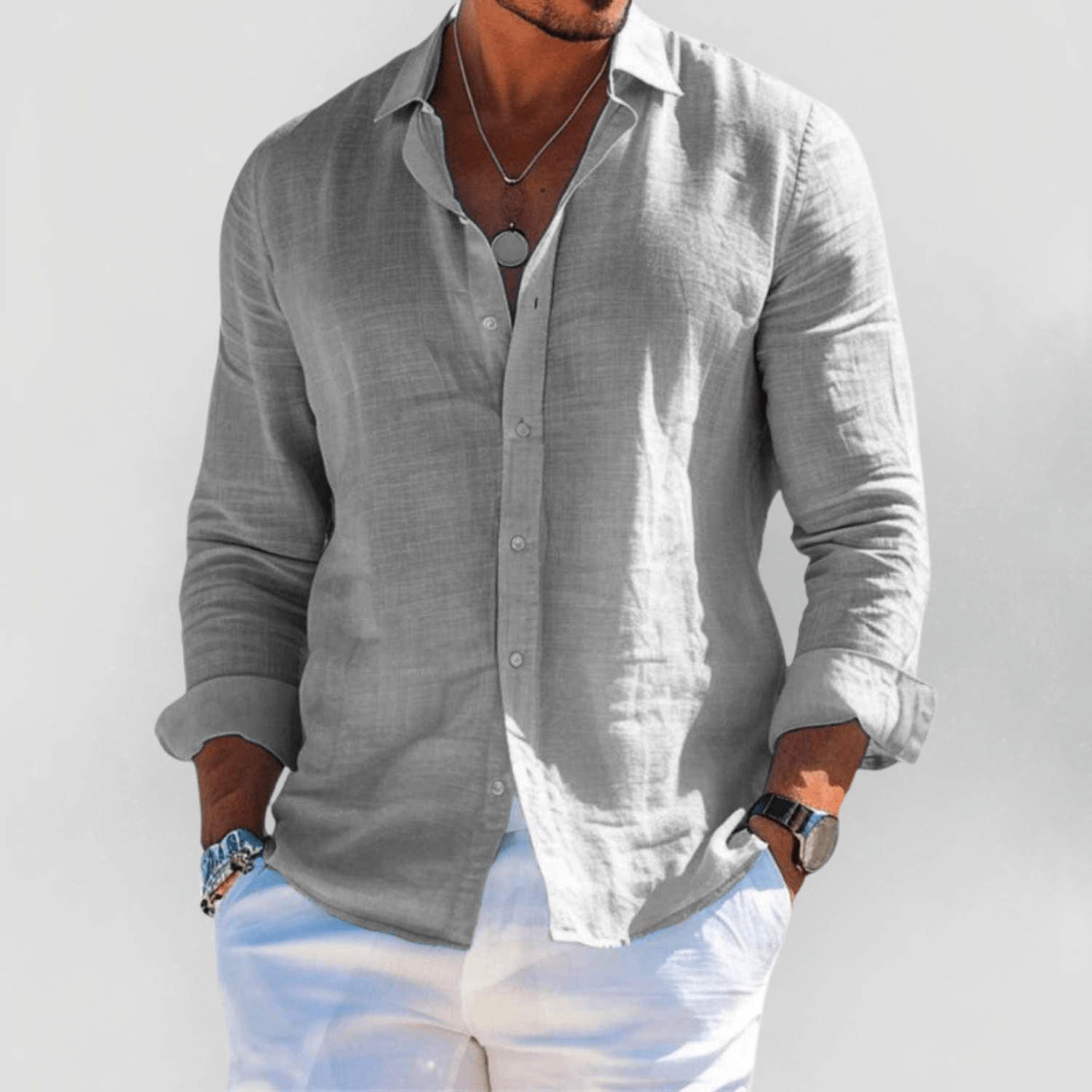Lucas – Chemise en lin légère