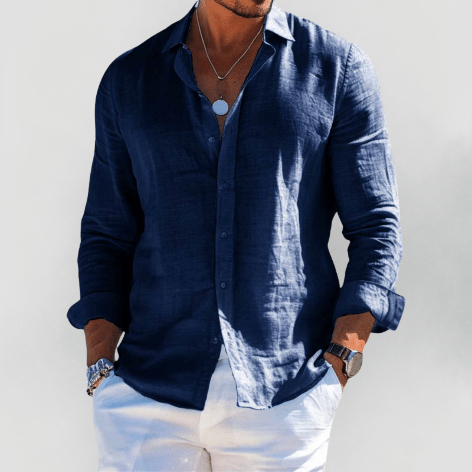 Lucas – Chemise en lin légère