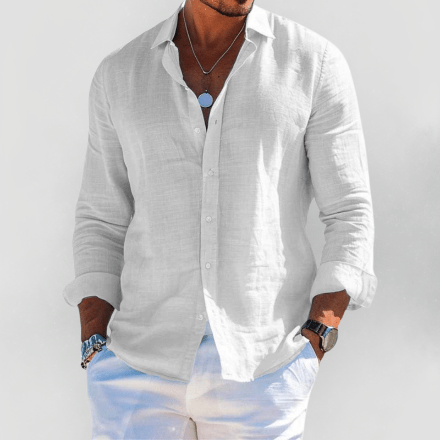 Lucas – Chemise en lin légère
