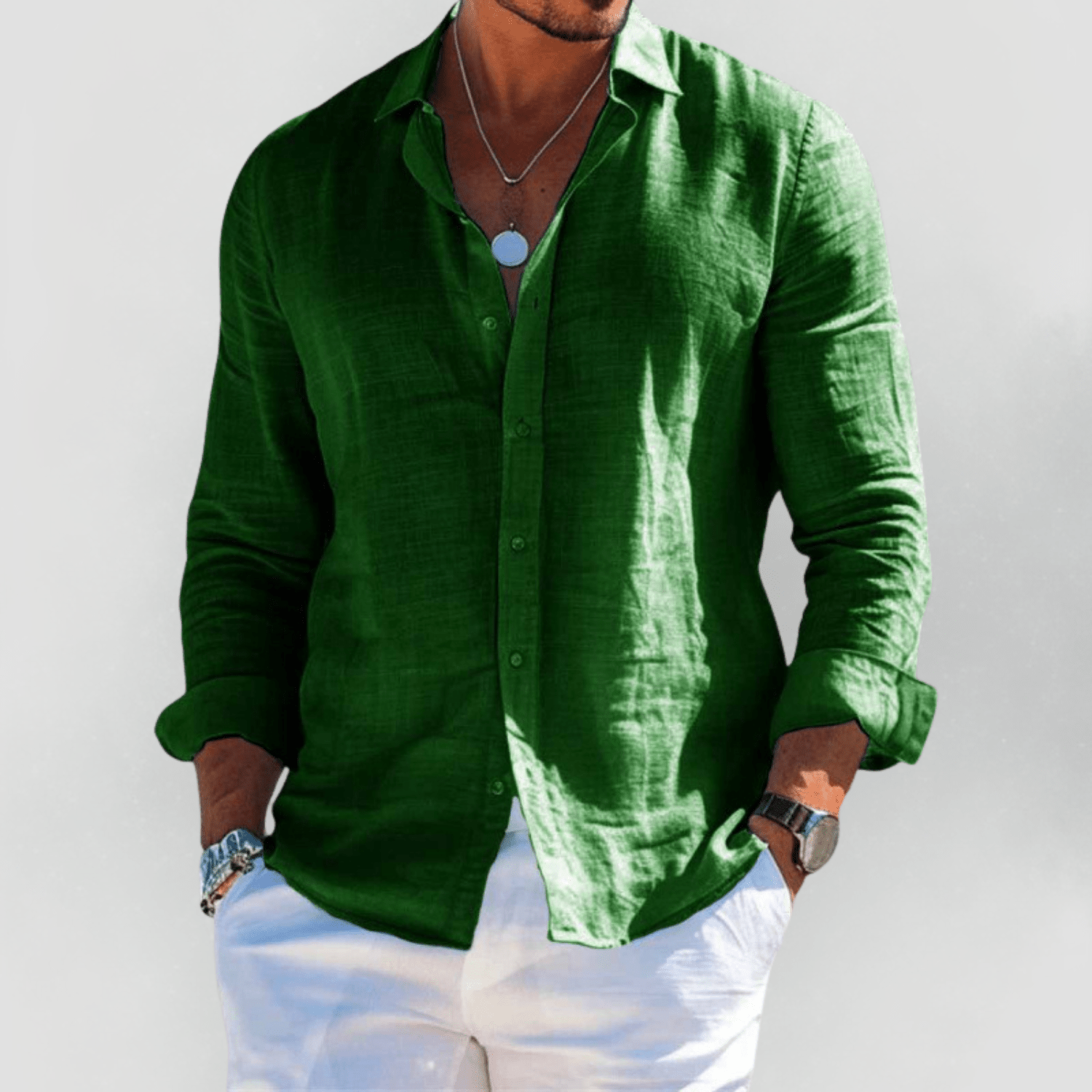 Lucas – Chemise en lin légère